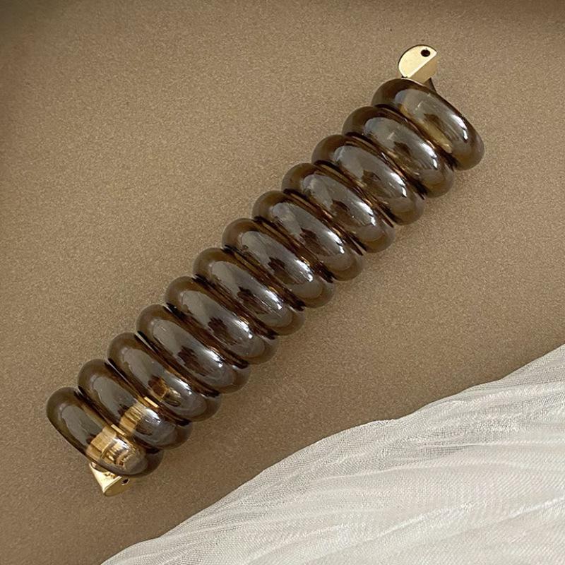 Japanese Style Elastic Hair Tie - Versatile Telephone Cord Ring for Braiding & Ponytails - Women's Hair Accessories