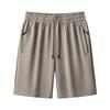 Summer Men's Ice Silk Loose Casual Sports Shorts Men's Breathable Five Quarter Pants