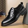 Official Website Hot Selling Men's Leather Casual Shoes Interview Commuting Business Shoes Formal Suit Men's Formal Dress Shoes