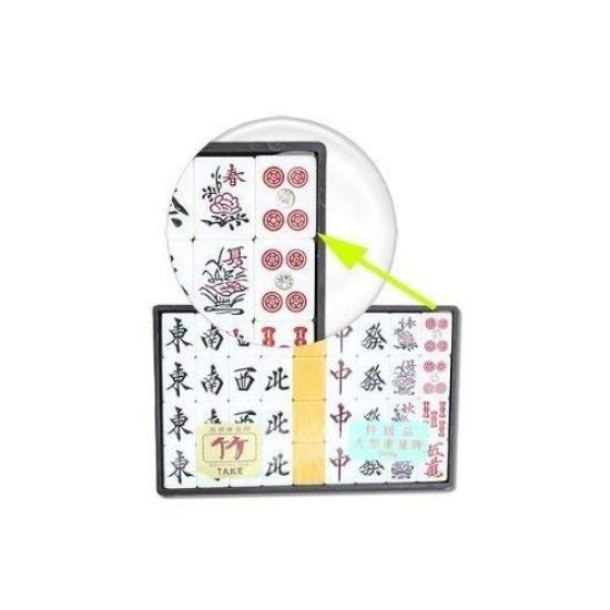 Authentic Mahjong High Quality Heavy Mahjong Tiles Professional Specifications Tiles, [bamboo],