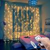Christmas Curtain Light Garland Festoon Merry Christmas Decor For Home Christmas Ornament Xmas Gifts
