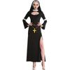 Halloween Costumes, Masquerade Nun Costumes, Cosplay Nun Uniforms