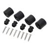 Trailer Door Holder Kit Low Profile Rubber Window Door Bumper Holder Reduce Impact Prevent Shaking for RVs Horse Trailer