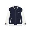 Color Block Casual Knitted Baseball Jacket Men Jackets Dark-Navy F11M349501R-DB