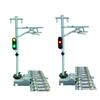 Railway Model Signal Light Compatible with TOMIX Tracks Only Kikitsudo Original "Turn On Rails Anywhere" Signal Light (5th and 6th Grade (blue +