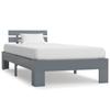 VidaXL Bed Frames Grey Solid Pine Wood 90 X 200 Cm