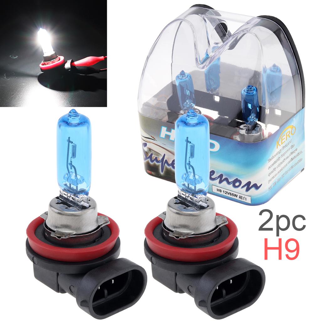 2pcs 12V H11 55W 6000K White Light Super Bright Car Xenon Halogen Lamp Auto Front Headlight Fog Bulb