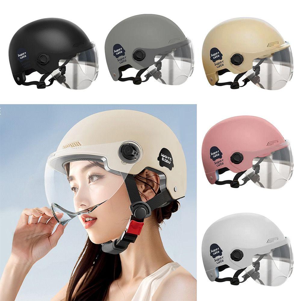 Sunscreen Electric Bicycle Helmet Lightweight Cycling Helmet  Motorcycle Accessories