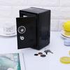 Safe Security Metal Money Bank Deposit Cash Savings Saving Box 2 Keys