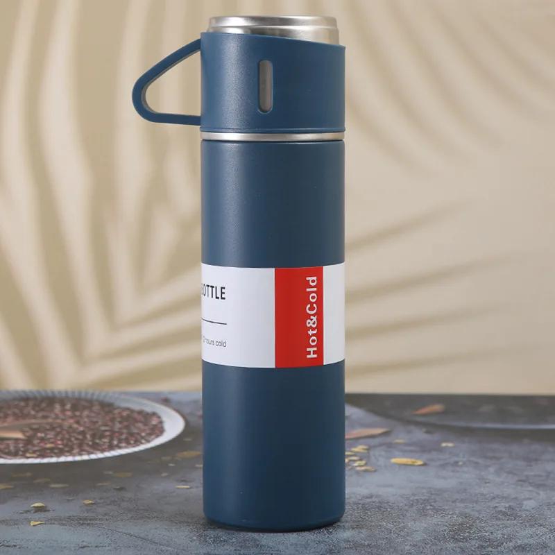 304 Double-Layer Stainless Steel Vacuum Thermos Cup Set of Wine Beer Coffee 500ml Insulated Travel Mug Business Water Bottle