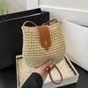 Women's Straw Fabric Shoulder Bag Large Capacity Messenger Bag Crossbody Beach Holiday Summer Fashion