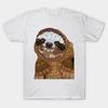 T Shirt Women Happy Sloth Harajuku Print Kawaii Tshirt Summer Short Sleeve Female T-Shirt Top Tee