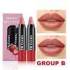Two Velvet Lipstick Pens In A Box Matte Mist Finish Durable Waterproof Easy Color Crayon Lipstick Pens