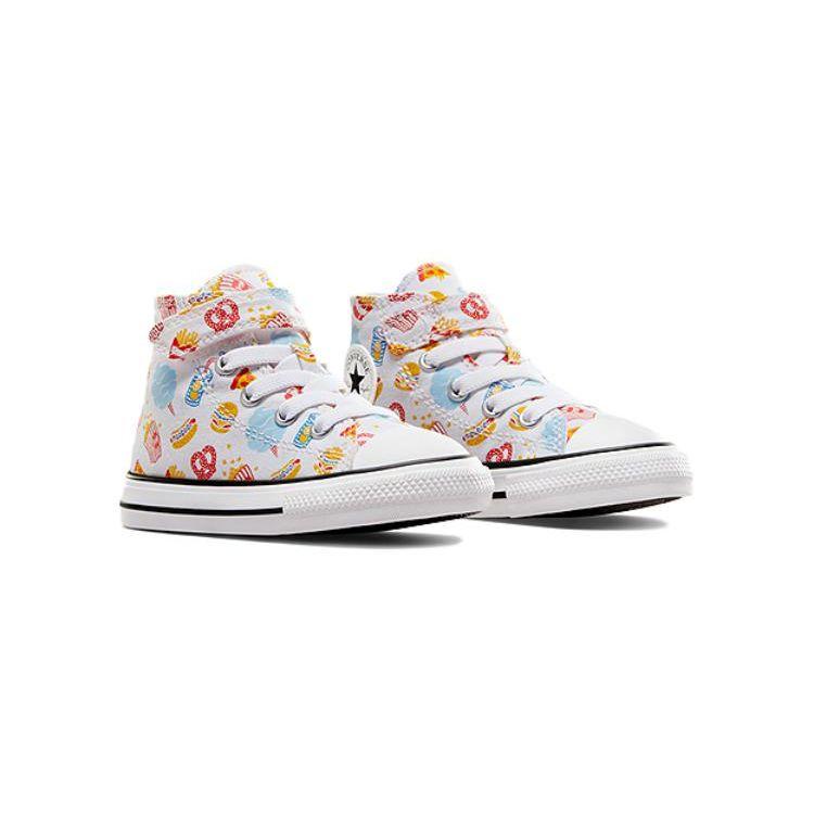 Converse Chuck Taylor All Star Canvas Удобные Универсальные Прочные Высокие Кроссовки для Ходьбы Детские Кроссовки Белый Красный Желтый A07378C