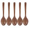 5 шт. деревянных ложек без заусенцев прочные легкие термостойкие деревянные мерные ложки набор для