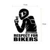 Styling Automobile Decoration Bicycle Protection Auto Decal Car Sticker Reflective  3D Respect