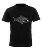 Eco Fish Bike Sustainability T-SHIRT Cycling Cyclist Bike Funny All Sizes Black