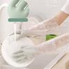 Rubber Thick Waterproof Household Scrubber Dishwashing Gloves Kitchen Clean Tool Cleaning Gloves