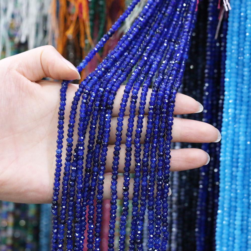 Natural Stone Bead Spinel Faceted Beads 2 X 4 Mm for Jewelry Making DIY Necklace Anklet Bracelet Accessory