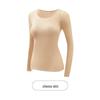 Women's Seamless Long Sleeve Thermal Set with Hyaluronic Acid for Autumn