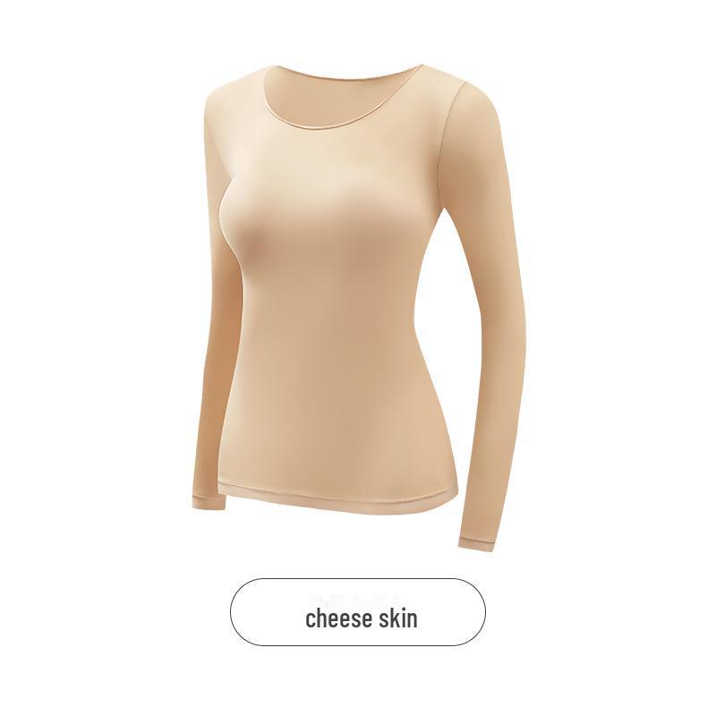 Women's Seamless Long Sleeve Thermal Set with Hyaluronic Acid for Autumn