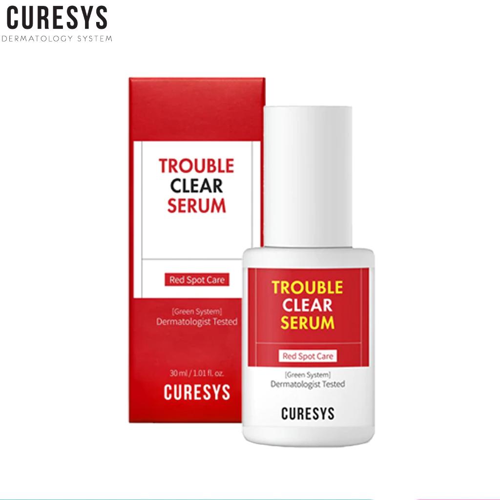 Curesys Trouble Clear Serum, Red Spot Care, Green System, Dermatologist Tested, 30 Ml.