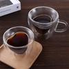 Glass Cup Kitchen Breakfast Cappuccino Tea Cup Coffee Mug Insulated Glass Cup Dinking Glasses