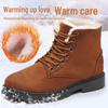 Winter Martin Boots - Cross-border Snow Boots with Velvet Lining, Thick Sole, Non-slip, Warm and Cozy Cotton Boots.