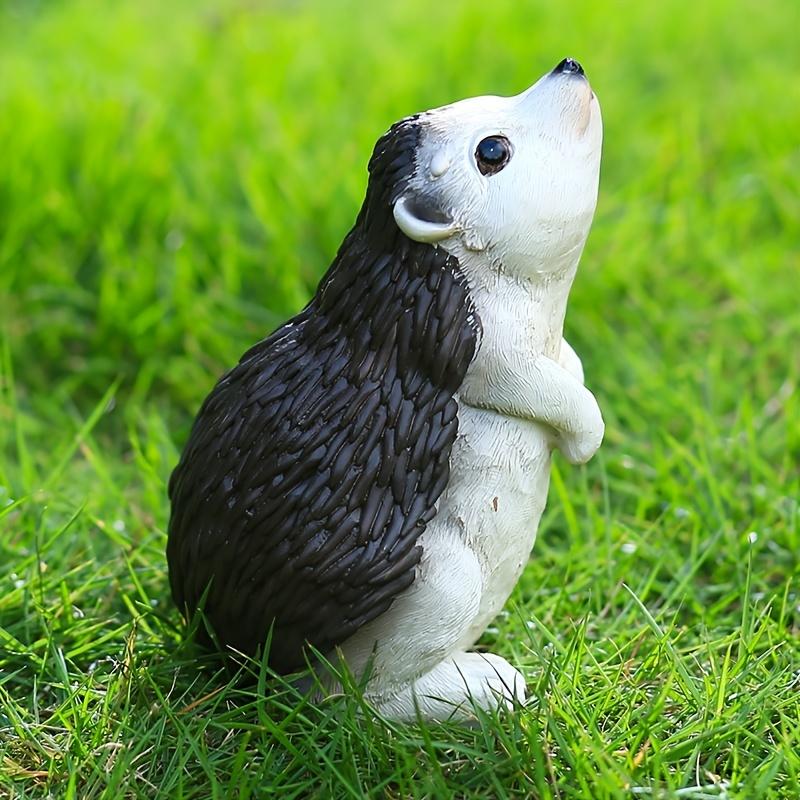 Креативное украшение для сада в виде животного кролик, белка, ёжик, 1 шт., украшение для ландшафтного дизайна для садового декора