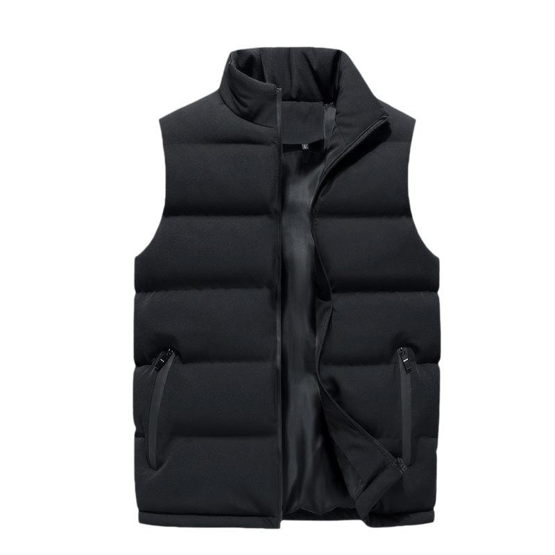 Warm Vest Men'S Jacket Thickened Loose Casual Men'S Large Size Vest Cotton Coat
