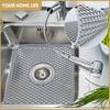 Sink Protectors for Kitchen Sink Sink Mat Grid Silicone Kitchen Sink Mat for Bottom of Stainless Steel Sink Heat Resistant Mat