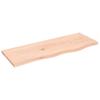 VidaXL Wall Shelf 80x30x2 Cm Solid Untreated Oak Wood 363542