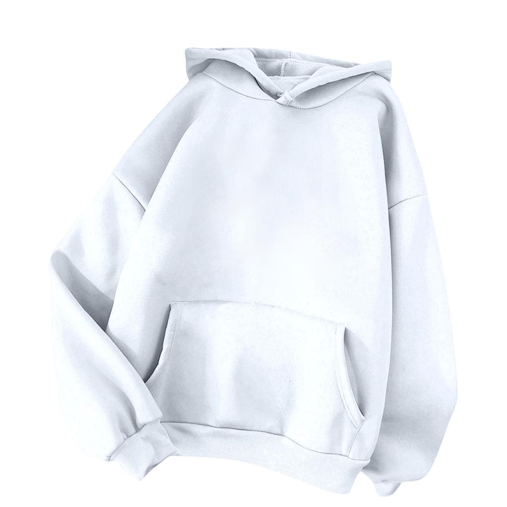 Women's Fashion Sports Pullover Hoodie Loose Padded Thickened Warm Casual Sweatshirt