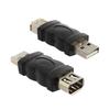 New Firewire IEEE 1394 6 Pin Female To USB Type A Male Adaptor Adapter UF