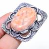 Natural Pink Aragonite Gemstone 925 Sterling Silver Gift Ring Size 10 W6w53