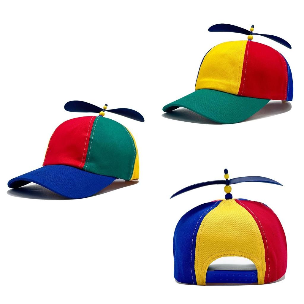 Block Propeller Color Baseball Cap Sun Protection Breathable Duckbill Gift Hat