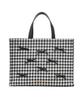 De Tote Narrow Ribbon Square Gingham Check [Maison Fleur] Bag, Bag, Women's,