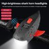 Kids Bicycle Shark Horn Light Waterproof USB Rechargeable 120dB High Decibels 400