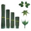 17cm/25/30/40cm Artificial Flower Stems Rose Leaves/base Iron Wire Stem DIY Soap/ Paper Flower Stub Accessory Stems Craft Decor