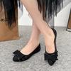 Fashion Ladies Shoes 2025 High Quality Shallow Women's Flats Fashion Butterfly-knot Daily Flats Women Hot Sale Plus Size Flat Low Heels