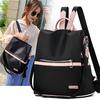 Fashion Clothes Nylon Girl's School Bag Women's Backpack Zipper Multifunctional School Use Shoulder Bag