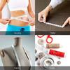 1.5m Body Measurement Ruler Sewing Tailor Tape Measure Mini Soft Flat Ruler Centimeter Gauge Sewing Tape Measure Random Color