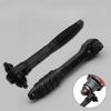 1PC 2-in-1 Drill Chuck Key Wrench, Black Fast Ratchet Wrench, Two-end Dual-purpose Wrench, Hardened