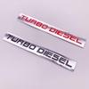 Car Sticker Turbo Diesel Emblem Badge Decals Rear Front Side Styling