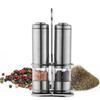 Wholesale Stainless Steel Pepper Mill Salt Grinder Spice Jar Gravity Automatic Electric Salt and Pepper Grinder