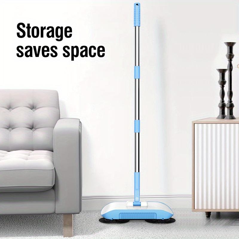Multifunctional Hand Push Broom,Non-Electric Sweep Vacuum and Mop,Auto Spiral Deep Clean System,Perfect for All Types of Floors