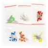 60pcs/lot Led Diodes Kit 3mm 6 Values *10PCS LEDs set,White Red Yellow Blue Green Orange F3 LED Lights Diodes Electronic Kit
