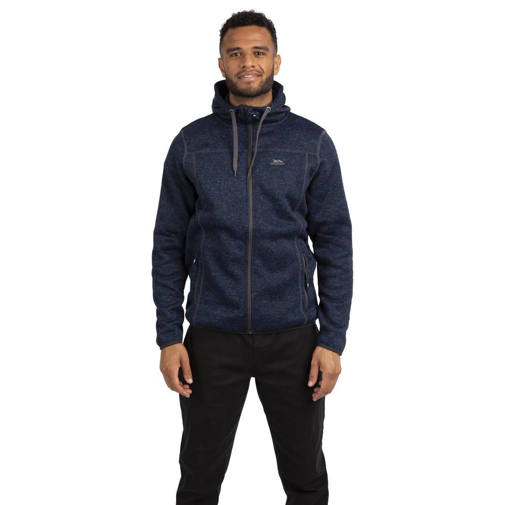TRESPASS Mens Odeno B Marl Fleece Jacket