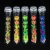 Glow In The Dark Effect Dice DND Dice 7pcs Polyhedral Dice Set with Tube for DND RPG Board Game Accessories