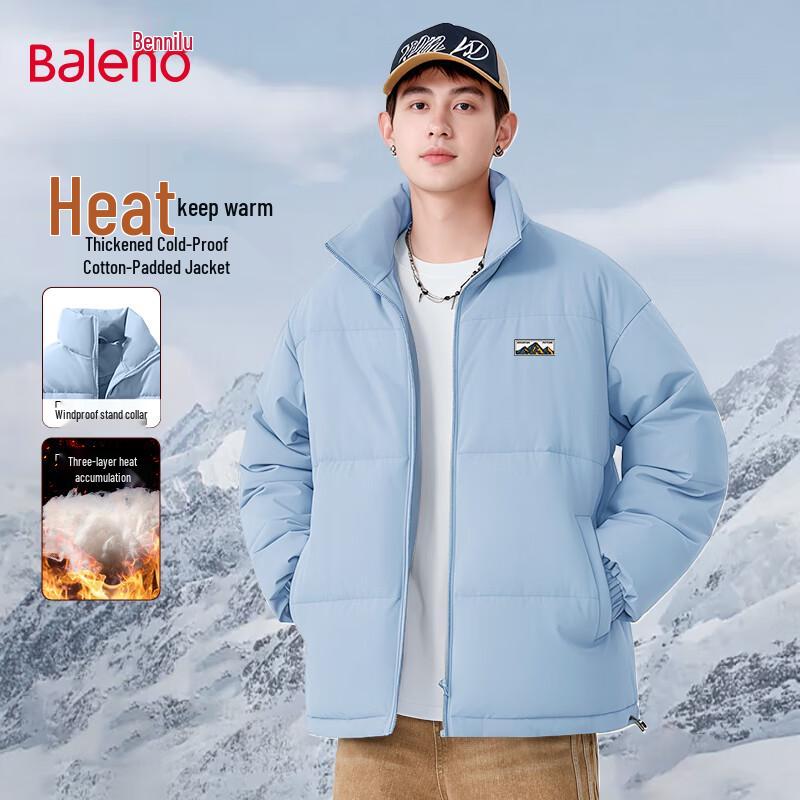 Baleno Men's Stand Collar Winter Padded Jacket